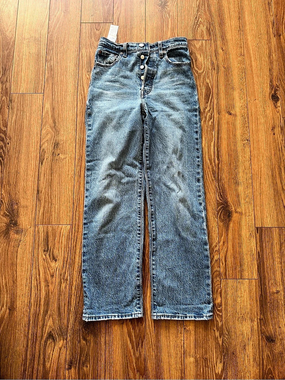 Levi’s Ribcage Straight Ankle Straight Leg Jeans Waist 25 Like New